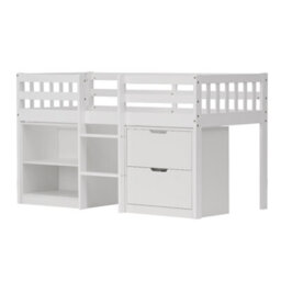 Nöa & Nani Noa & Nani Sleepstation Shorty Cabin Bed In White Jens - thumbnail 3