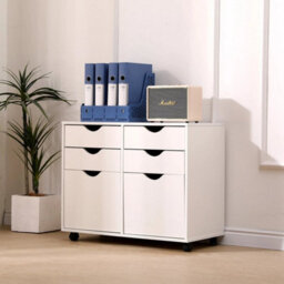 Office Storage Cabinet 4 Drawers Cupboard Under Desk Unit - thumbnail 4