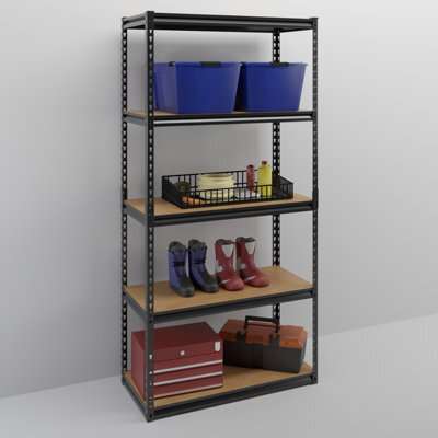 Handy 5 Tier Mdf Garage Storage Shelving Unit