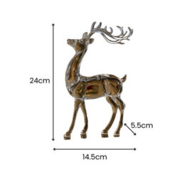 Marco Paul Standing Reindeer Christmas Decoration - thumbnail 2