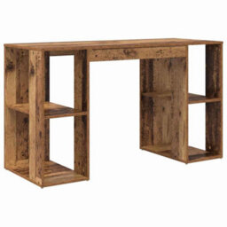 Berkfield Brown Writing Desk Old Wood Solid Reclaimed Wood Standard - thumbnail 2