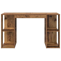 Berkfield Brown Writing Desk Old Wood Solid Reclaimed Wood Standard - thumbnail 4