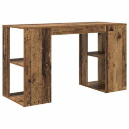 Berkfield Brown Writing Desk Old Wood Solid Reclaimed Wood Standard - thumbnail 6