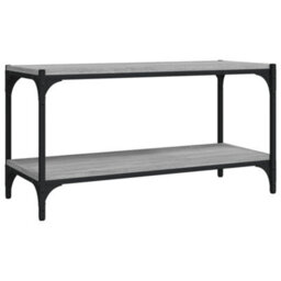 Berkfield Industrial Tv Cabinet Grey Sonoma 80X33X41 Cm Engineered Wood And Steel - thumbnail 1