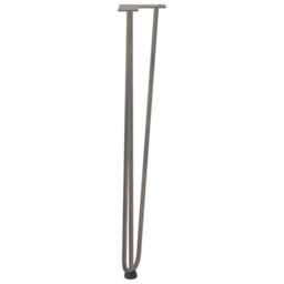 Berkfield Hairpin Legs For Console Tables For Console Table 4 Pcs Natural Steel 72 Cm Solid Steel - thumbnail 6