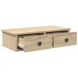 Walplus Wall Shelf With Drawers Sonoma Oak 60X28X15 Cm Engineered Wood - thumbnail 7