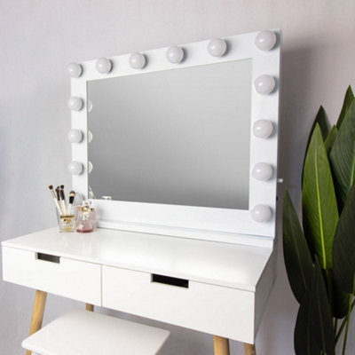 Jack Stonehouse Marilyn Hollywood Vanity Mirror With Led Lights Bulbs Makeup Beauty - image 1
