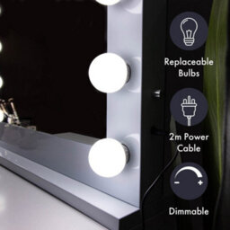 Jack Stonehouse Marilyn Hollywood Vanity Mirror With Led Lights Bulbs Makeup Beauty - thumbnail 3
