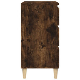 Berkfield Bedside Cabinet Smoked Oak 40X35X70 Cm Engineered Wood - thumbnail 8