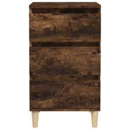 Berkfield Bedside Cabinet Smoked Oak 40X35X70 Cm Engineered Wood - thumbnail 6