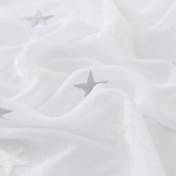 Deconovo Linen Look Embroidered Voile Curtains Star Pattern Sheer Curtains For Bedroom 55 X 90 Inch Grey Two Panels - thumbnail 5