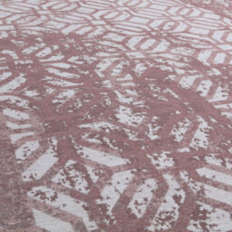 The Rugs Carina Collection  Rugs In Pink 6933 Non-Slip Machine Washable - thumbnail 3