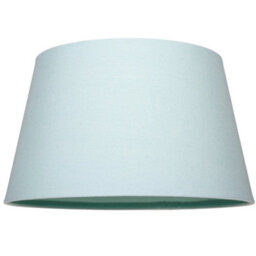 Happy Homewares Traditional 14 Inch Duck Egg Linen Drum Table/pendant Lampshade 60W Maximum - thumbnail 3