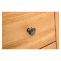 Cabinet Bits Lugo 3 Drawer Desk - Dressing Table Brass Knob - thumbnail 7