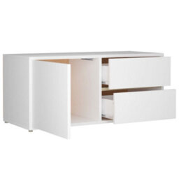 Vidaxl Tv Cabinet White 80X34X36 Cm Engineered Wood - thumbnail 6