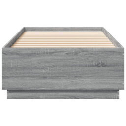 Berkfield Bed Frame Without Mattress Grey Sonoma 100X200 Cm - thumbnail 4