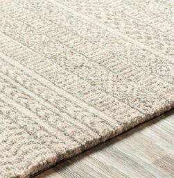 Livabliss Maroc-Hand Tufted Grey Ivory Brown Global Living Dining Bedroom Rug 122 X183 Cm Easy Care, Non Shedding - thumbnail 3