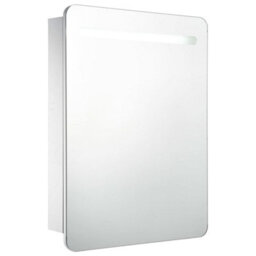 Vidaxl Led Bathroom Mirror Cabinet 60X11X80 Cm - thumbnail 2
