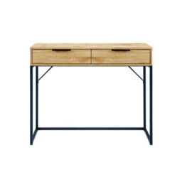 Julian Bowen Bali 2 Drawer Dressing Table/desk - Light Oak - thumbnail 4