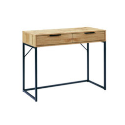 Julian Bowen Bali 2 Drawer Dressing Table/desk - Light Oak - thumbnail 2