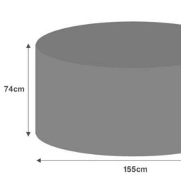 Breathable Round Table Weather Cover, Medium - thumbnail 5