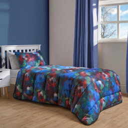 OHS Football Coverless 10.5 Tog Duvet Pillowcase Quilted Set Single Bed Cover - thumbnail 2