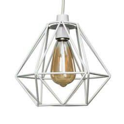 Valuelights Diablo White Ceiling Shade And Bulb (D)21Cm - thumbnail 1