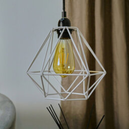 Valuelights Diablo White Ceiling Shade And Bulb (D)21Cm - thumbnail 3