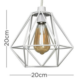 Valuelights Diablo White Ceiling Shade And Bulb (D)21Cm - thumbnail 7