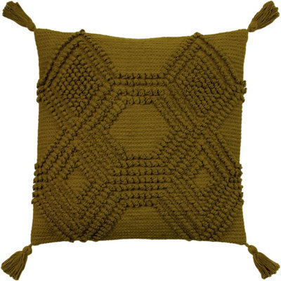 Furn. Halmo Woven Tasselled Cushion Cover - image 1