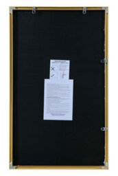 Mirroroutlet The Artus Gold Aluminium Edged Wall Mirror 70Cm X 50Cm - thumbnail 5