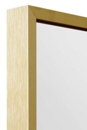 Mirroroutlet The Artus Gold Aluminium Edged Wall Mirror 70Cm X 50Cm - thumbnail 3