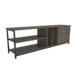 Decorotika Oneida Tv Stand Tv Unit For Tv's Up To 72 Inch Black Wenge - thumbnail 4