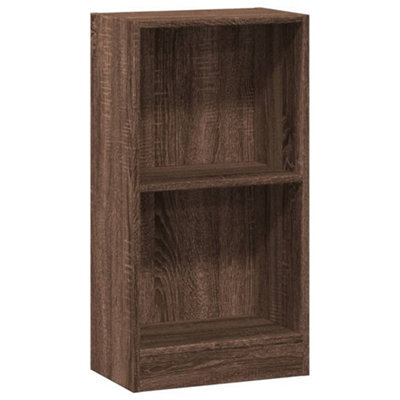Berkfield Versatile Bookcase Brown Oak 40X24X76 Cm Engineered Wood - image 1