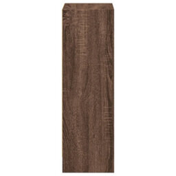 Berkfield Versatile Bookcase Brown Oak 40X24X76 Cm Engineered Wood - thumbnail 5