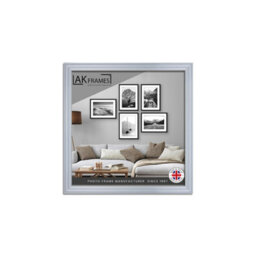 AK Frames 30X30Cm Classic Silver Modern Picture Frame - Poster Frame For Photos, Prints And Wall Art - Elegant Home Decor - thumbnail 1