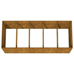 Berkfield Durable Garden Raised Bed 200X80X80 Cm Corten Steel - thumbnail 5