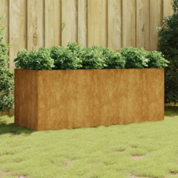 Berkfield Durable Garden Raised Bed 200X80X80 Cm Corten Steel - thumbnail 2