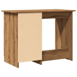 Berkfield Desk Artisan Oak 100X50X76 Cm Engineered Wood - thumbnail 7