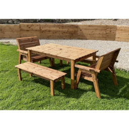 Marlborough The Abergele Eight Seater Wooden Table Set - thumbnail 4
