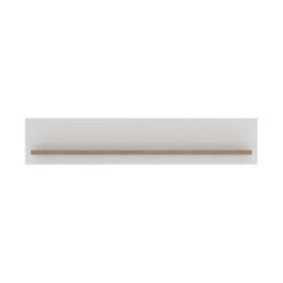 Furniture To Go Toronto 125 Cm Wall Shelf In White And Oak - thumbnail 2