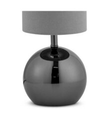Lighting Supermarket Bedford Modern Black Brushed Metal Ball Small Touch Control Table Lamp - thumbnail 3