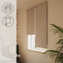 GoodHome Novan Cordless Taupe Blackout Roller Blind (W)60Cm (L)180Cm - thumbnail 6