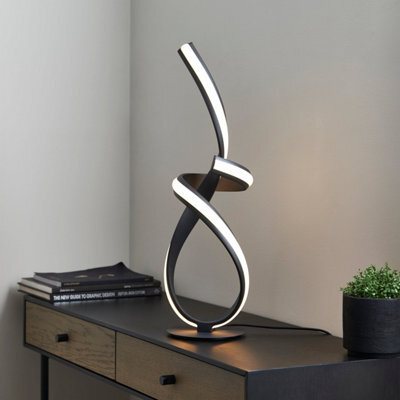 Pagazzi Lighting Pagazzi Fraser Matt Black Led Table Lamp - image 1