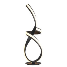 Pagazzi Lighting Pagazzi Fraser Matt Black Led Table Lamp - thumbnail 2