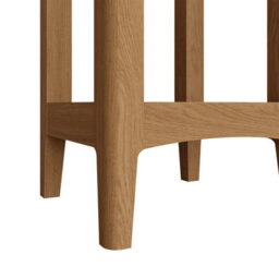 Fwstyle Natural Ash Wooden 1 Drawer Telephone Table Ready Assembled - thumbnail 6