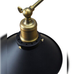 Long Life Lamps Company Modern Vintage Industrial Antique Brass Black Scone Wall Light Lamp Shade Wd025 - thumbnail 6