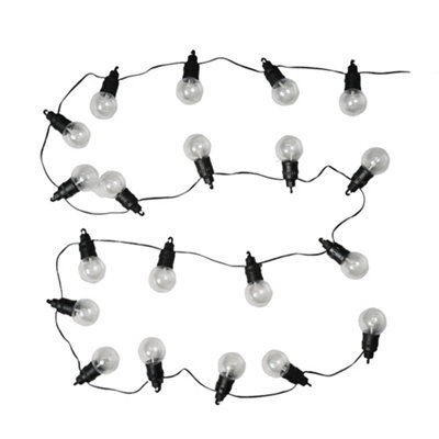 Valuelights 3 Pack Ip44 Rated Integrated Warm White Led Festoon Clear Globe Lights Warm White - image 1