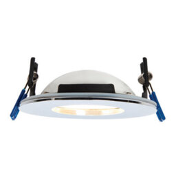 Anson Lighting Atomicplus Fire Rated Integrated Led 1 Light Bathroom Recessed Light Chrome Plate Ip65 - thumbnail 2