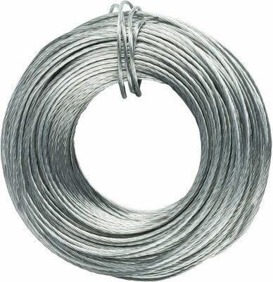 Sisi UK Picture Hanging Wire Photo Frame Hanging Heavy Duty Stainless Steel Mirror Wire For Hanging Picture Frames Mirrors Art Works 3Mtr - image 1